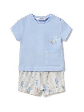 Mayoral Mayoral Set T-Shirt und Shorts 1202 Himmelblau Regular Fit