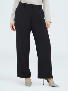 Fiorella Rubino Fiorella Rubino Spodnie materiałowe P015T005257N033 Czarny Regular Fit