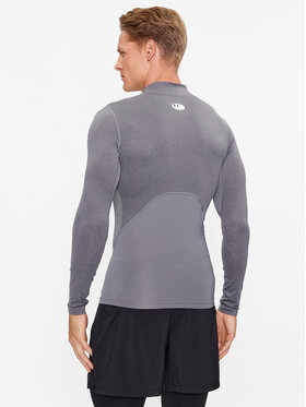 Under Armour Majica Ua Hg Armour Comp Mock Ls 1369606 Siva Compression Fit