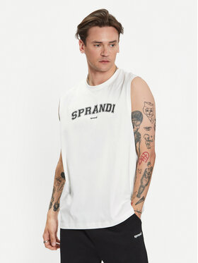 Sprandi Sprandi Tank top SP3-TPM011 Biały Regular Fit