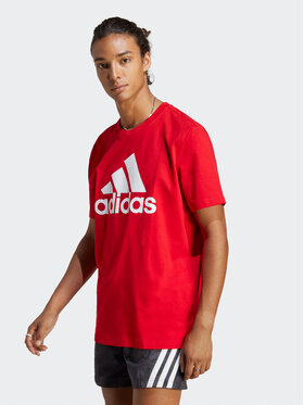 adidas adidas T-Shirt Essentials Single Jersey Big Logo T-Shirt IC9352 Rot Regular Fit