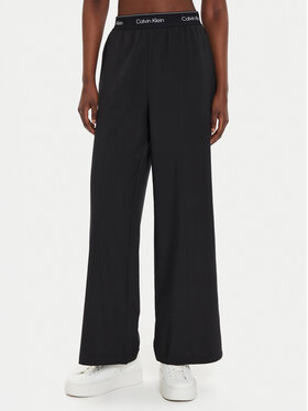 Calvin Klein Performance Calvin Klein Performance Teplákové kalhoty 00GWF4P606 Černá Wide Leg