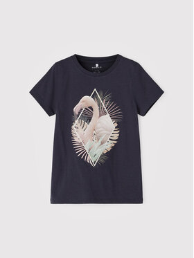 NAME IT NAME IT T-Shirt 13198440 Granatowy Regular Fit