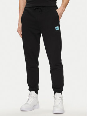 HUGO Hugo Teplákové kalhoty Doak212 50447963 Černá Regular Fit