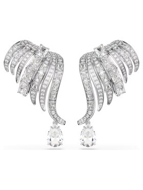 Swarovski Swarovski Kolczyki Klipsy Vienna 5755961 Srebrny