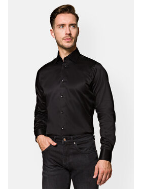 Lancerto Lancerto Koszula Blackburn KO073122000029 Czarny Slim Fit