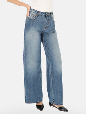 L’AF L’AF Spodnie damskie Hill Niebieski Wide Leg