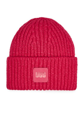Ugg Ugg Kapa W Chunky Rib Beanie W Logo 20061 Roza