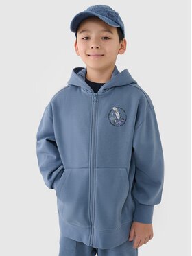 4F 4F Felpa 4FJRSS25TSWSM2042-32S Blu Oversize