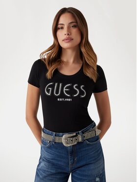Guess Guess T-krekls 176489 Melns Classic Fit