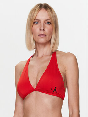 Calvin Klein Swimwear Calvin Klein Swimwear Góra od bikini Halterneck KW0KW01973 Czerwony