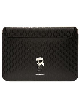 KARL LAGERFELD KARL LAGERFELD Etui na laptopa do 14 cal Czarny
