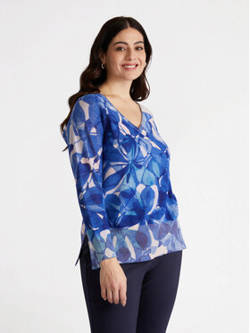 Fiorella Rubino Fiorella Rubino Kardigan M543L007914N0Z4 Turkusowy Regular Fit