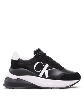 Calvin Klein Jeans Calvin Klein Jeans Sneakers Wedge Runner Mix Lth Wn YW0YW01099 Schwarz