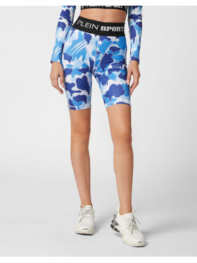Plein Sport Plein Sport Legginsy 12985 Błękitny Active Fit