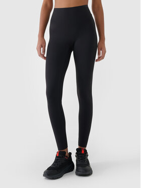 4F 4F Legginsy MULTI ACTIVE Czarny Slim Fit