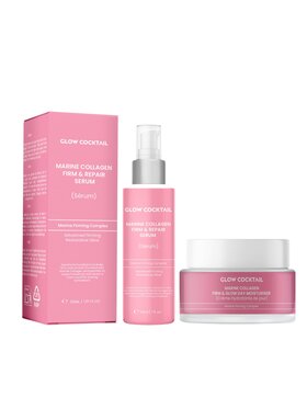Glow Cocktail Glow Cocktail Zestaw Firm & Glow (serum + krem na dzień) Krem do twarzy