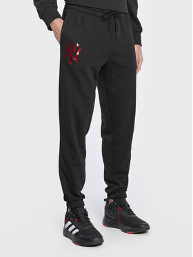 New Era New Era Спортивні штани MLB Foil 60284757 Чорний Relaxed Fit