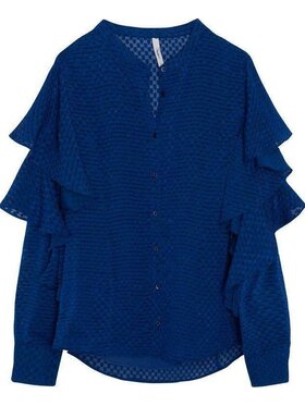 Pepe Jeans Pepe Jeans Blúzka PL303206 565 Modrá Regular Fit