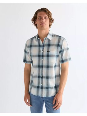 Wrangler Wrangler Koszula SS 1 PKT SHIRT Kolorowy Regular Fit