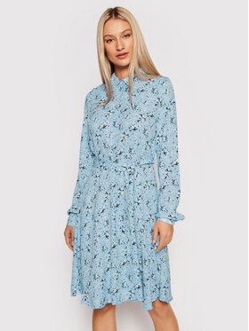 Selected Femme Selected Femme Sukienka koszulowa Fiola 16083878 Niebieski Regular Fit