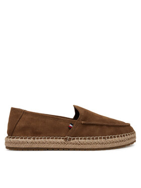 Tommy Hilfiger Tommy Hilfiger Εσπαντρίγιες Hilfiger Flex Espa Suede Loafer FM0FM05392 Καφέ