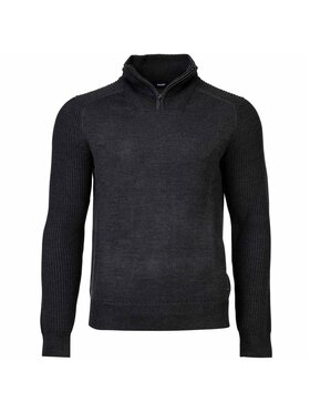 JOOP! JOOP! Sweter 27156 Szary Casual Fit