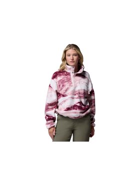 Columbia Columbia Polar Helvetia II Printed Cropped Half Snap Fleece 2098501553 Różowy Regular Fit