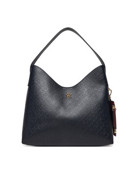 Tommy Hilfiger Tommy Hilfiger Käekott Th Icon Shoulder Bag Mono AW0AW18141 Tumesinine
