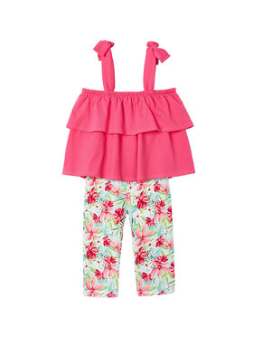 Mayoral Mayoral Komplet top i legginsy 3710 Kolorowy Regular Fit