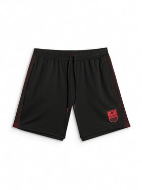 4F 4F Szorty sportowe FOOTBALL Czarny Regular Fit