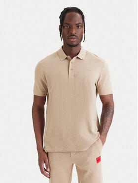 HUGO HUGO Polokošeľa Donos222 50466182 Béžová Regular Fit