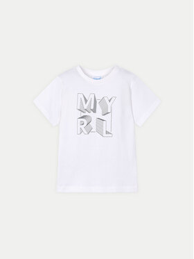 Mayoral Mayoral Tricou 170 Alb Regular Fit