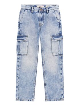 Guess Kids Guess Kids Spodnie materiałowe 174039 Żółty Regular Fit