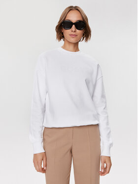 Boss Boss Суитшърт Ecaisa3 50503008 Бял Regular Fit