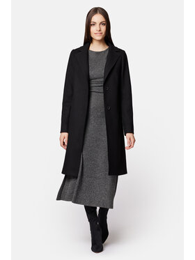 Lancerto Lancerto Płaszcz wełniany Jemma PC073223000020 Czarny Regular Fit
