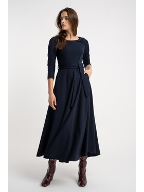 CLICK CLICK Φόρεμα καθημερινό 10-6174 Σκούρο μπλε Regular Fit