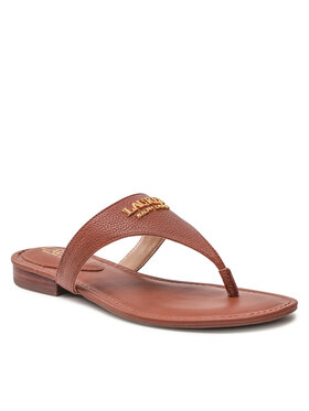Lauren Ralph Lauren Lauren Ralph Lauren Джапанки Ellah 802860804002 Кафяв