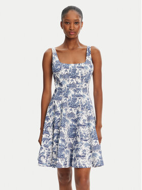 STAUD STAUD Sommerkleid Wells 148-7502 Blau Regular Fit