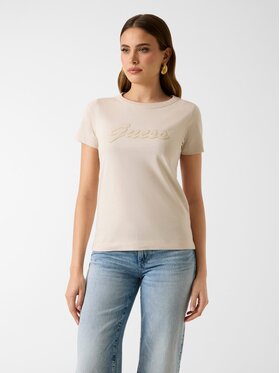 Guess Guess T-shirt 181234 Bež Classic Fit