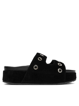 Inuikii Inuikii Šlepetės Suede Studs 70103-153 Juoda
