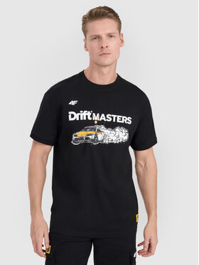 4F 4F T-Shirt TEAMWEAR Czarny Regular Fit
