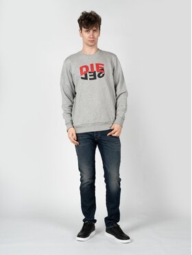 Diesel Diesel Bluza A00809-0IAJH-9CB Szary Regular Fit