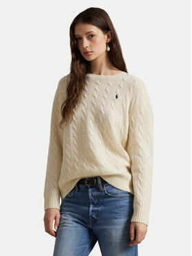 Polo Ralph Lauren Polo Ralph Lauren Пуловер 211971865001 Бял Slim Fit