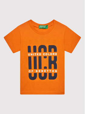 United Colors Of Benetton United Colors Of Benetton Футболка 3I1XG100G Оранжевий Regular Fit