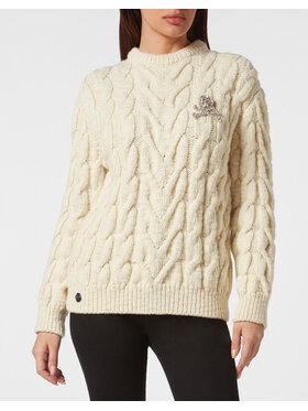 PHILIPP PLEIN PHILIPP PLEIN Felpa 2843 Bianco Regular Fit