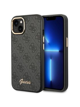 Guess Guess Etui na telefon 4G Metal Camera Outline Case Czarny