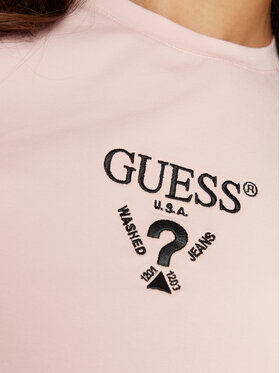 Guess Majica V4YI21 KCDH1 Roza Slim Fit