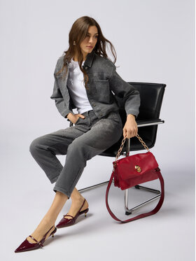 Oltre Oltre Jeansy P549R008403N003 Szary Regular Fit