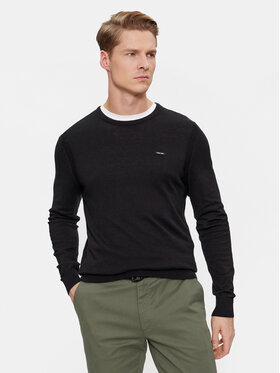 Calvin Klein Calvin Klein Sweter K10K112534 Czarny Slim Fit